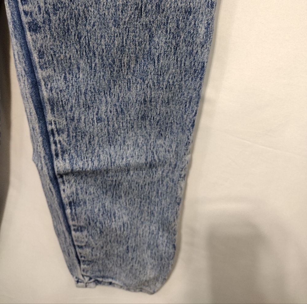 Vintage Beyond Blue Acid Wash Mom Jeans Womens 9 Blue Boho Retro 90s Y2K Casual - Picture 4 of 8